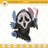 Halloween Stitch Ghostface Scream Embroidery Designs, Horror Movie Embroidery Design File