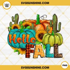 Hello Fall PNG Design, Fall Pumpkin PNG, Western Fall PNG, Hello Fall PNG, Autumn PNG, Fall Clipart PNG