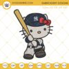 Hello Kitty New York Yankees Embroidery Design File