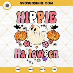 Spooky Season SVG, Cute Halloween SVG, Hot Ghoul SVG, Ghost Vibes SVG, Retro Ghost SVG
