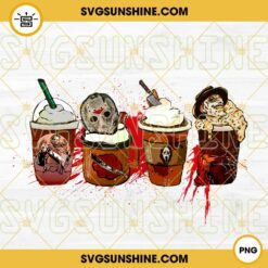 Horror Coffee Latte PNG Vector Clipart, Halloween Drink Iced Coffee Tea Latte PNG