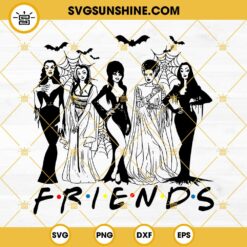 Horror Queens Friends Halloween SVG, Bride Of Frankenstein SVG, Halloween Friends SVG
