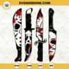 Horror Movie Characters In Knives SVG, Halloween SVG, Michael Myers SVG, Jason Voorhees SVG, Scream SVG, Chucky SVG