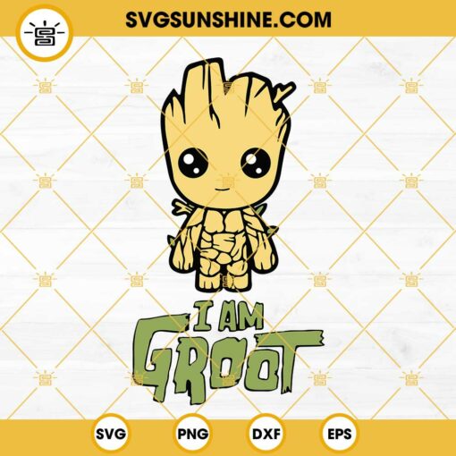 I Am Groot SVG, Groot 2022 SVG, Groot SVG PNG DXF EPS Cricut