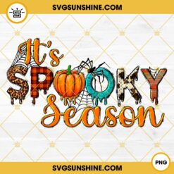 It’s Spooky Season PNG Design, Halloween PNG, Spooky Pumpkin PNG, Spider PNG, Spider Web PNG, Leopard PNG