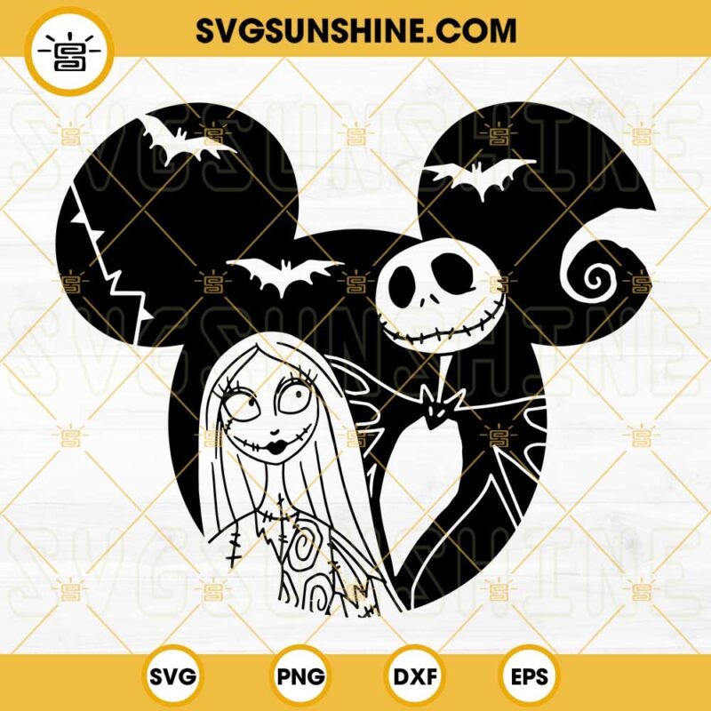 Jack And Sally SVG, The Nightmare Before Christmas SVG, Halloween SVG ...