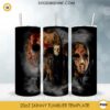 Jason Voorhees Horror 20oz Skinny Tumbler Template PNG, Friday The 13th Skinny Tumbler Design PNG File Digital Download