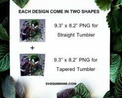 Joker 20oz Skinny Tumbler Template PNG, Joker Batman DC Comics Skinny Tumbler Design PNG File Digital Download