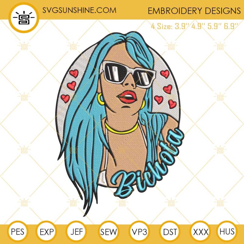 Karol G Bichota Machine Embroidery Designs File