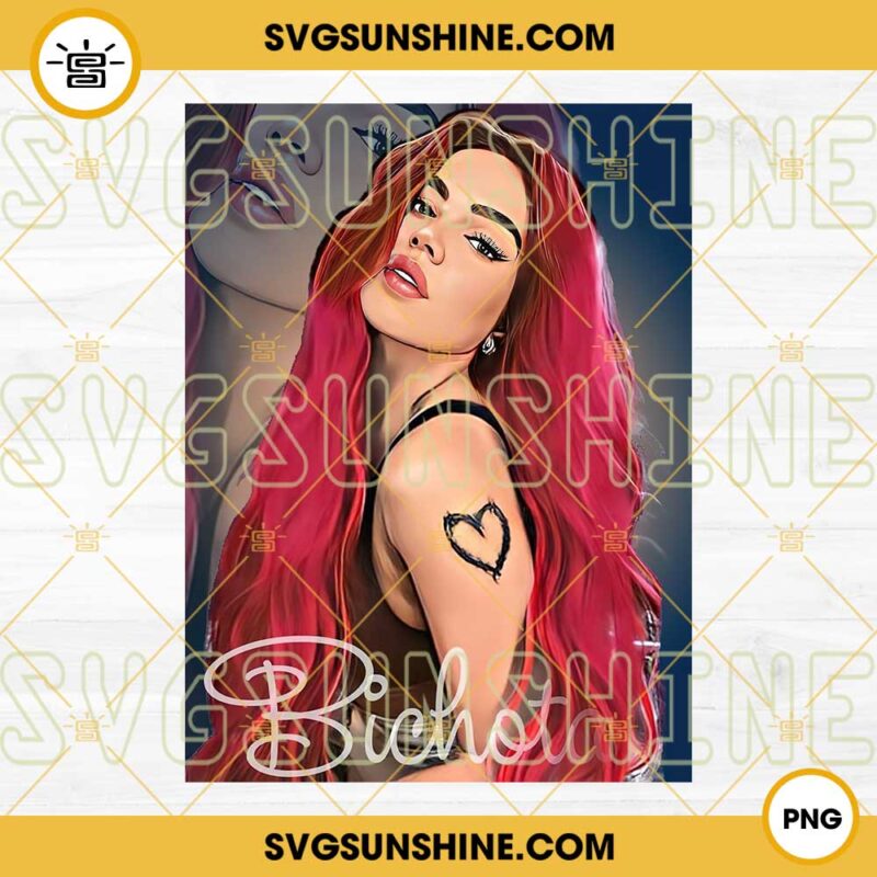 Karol G Red Hair PNG, Karol G Digital Download File, Karol G Sublimation, Karol G Clipart PNG