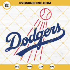 LA Dodgers SVG PNG DXF EPS Cricut