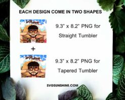 La Playa Bad Bunny 20oz Skinny Tumbler Template PNG, Bad Bunny Skinny Tumbler Design PNG File Digital Download