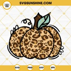 Leopard Pumpkin SVG, Cheetah Pumpkin SVG, Thanksgiving SVG, Fall SVG, Autumn SVG