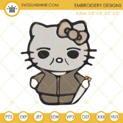 Hello Kitty Heart Embroidery Design File