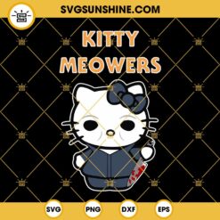 Michael Myers Hello Kitty SVG, Hello Kitty Horror Halloween SVG PNG DXF EPS Cricut