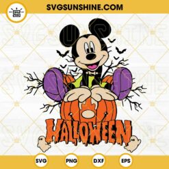 Mickey Halloween SVG, Mickey Pumpkins SVG, Disney Mickey Halloween SVG PNG DXF EPS Cricut