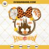 Minnie Halloween Fall Pumpkin SVG, Disney Happy Halloween SVG PNG DXF EPS Cricut