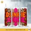 Dunkie Junkie Leopard 20oz Skinny Tumbler Template PNG