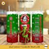 Grinch Christmas Coffee 20oz Skinny Tumbler PNG Designs, Grinch And Max Tumbler Template PNG