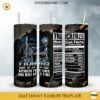 Trucker Nutrition Facts 20oz Skinny Tumbler Template PNG, Trucker Skinny Tumbler Design PNG File Digital Download