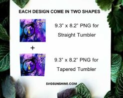 Coraline 20oz Skinny Tumbler Template PNG, Coraline Jones Skinny Tumbler Design PNG File Digital Download