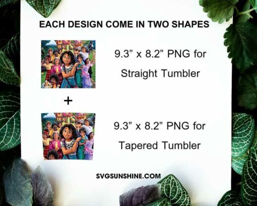 Encanto Disney 20oz Skinny Tumbler Template PNG, Mirabel Madrigal Skinny Tumbler Design PNG File Digital Download