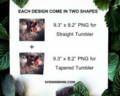 Cincinnati Bengals 20oz Skinny Tumbler Template PNG, Bengals Skinny Tumbler Design PNG File Digital Download