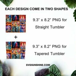 Stranger Things 4 20oz Skinny Tumbler Template PNG, Stranger Things Poster Skinny Tumbler Design PNG File Digital Download