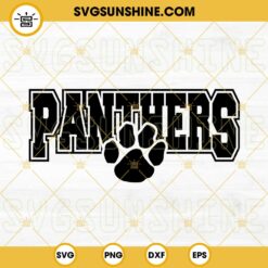 Panthers SVG, Paw SVG, Panthers Paw SVG, Panthers Football SVG DXF EPS PNG Cut Files