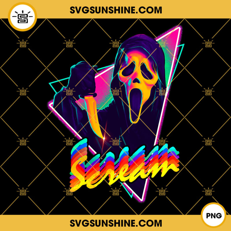 Retro Ghostface PNG, Woodsboro Killer PNG, Scream Movies PNG