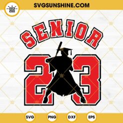 Senior 23 Baseball SVG, Senior 2023 SVG, Class Of 2023 SVG, Air Senior 23 SVG, Graduate Baseball Player SVG