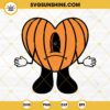 Spooky Bad Bunny Pumpkin Halloween SVG, Un Verano Sn Ti Heart Halloween SVG