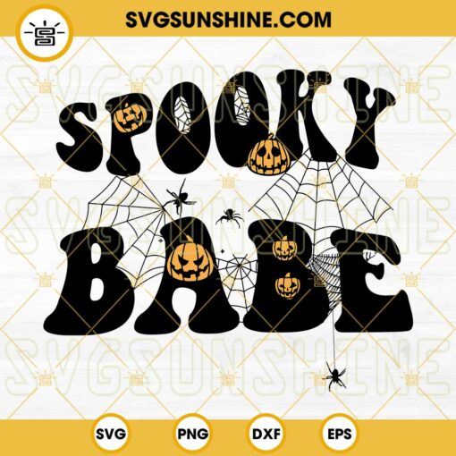 Spooky Babe Halloween SVG PNG DXF EPS Digital Design Download