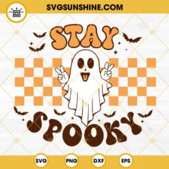 Spooky Season SVG, Cute Halloween SVG, Hot Ghoul SVG, Ghost Vibes SVG, Retro Ghost SVG