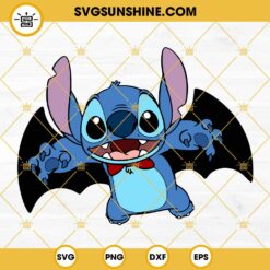 Stitch Bat Halloween SVG, Halloween Stitch SVG, Stitch SVG Lilo Stitch Cricut, Halloween SVG