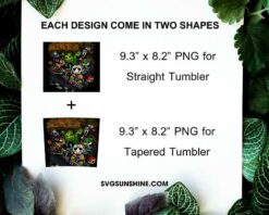 Super Horror Kart 20oz Skinny Tumbler Template PNG, Freddy Krueger, Jason Voorhees, Cthulhu Skinny Tumbler Design PNG File Digital Download