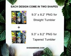 The Nightmare Before Christmas 20oz Skinny Tumbler Template PNG, Jack skellington Tumbler Design PNG File Digital Download