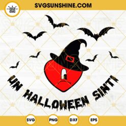Un Halloween Sin Ti Sad Heart SVG PNG DXF EPS Cut Files For Cricut Silhouette