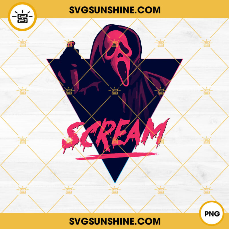 Vintage The GhostFace PNG, Scream Movies PNG