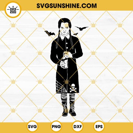 Wednesday Addams SVG PNG DXF EPS File
