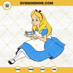 Princess Alice In Forest SVG, Alice In Wonderland SVG, Disney SVG