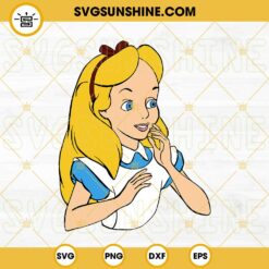 Alice in Wonderland SVG, Disney Mouse Ears Alice SVG, Disney Princess SVG, Cheshire Cat SVG