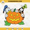 Donald Duck And Goofy Pumpkin Halloween SVG Files For Cricut, Disneyworld Halloween SVG