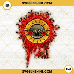 Guns N Roses PNG, Guns N Roses PNG Logo Vector Clipart Instant Download