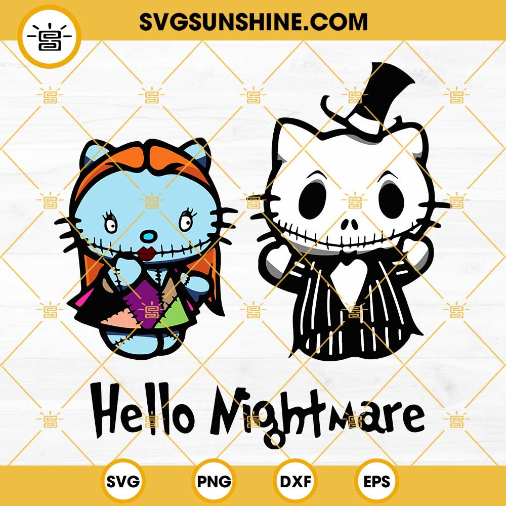 Halloween Hello Kitty Horror SVG - SVGbees