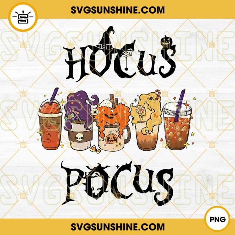 Hocus Pocus Coffee Latte PNG Vector Clipart, Horror Fall Halloween