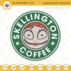 Jack Skellington Sally Coffee Machine Embroidery Designs File