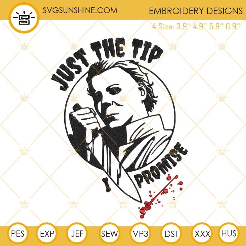 Michael Myers Embroidery Designs, Horror Movies Halloween Embroidery Design File