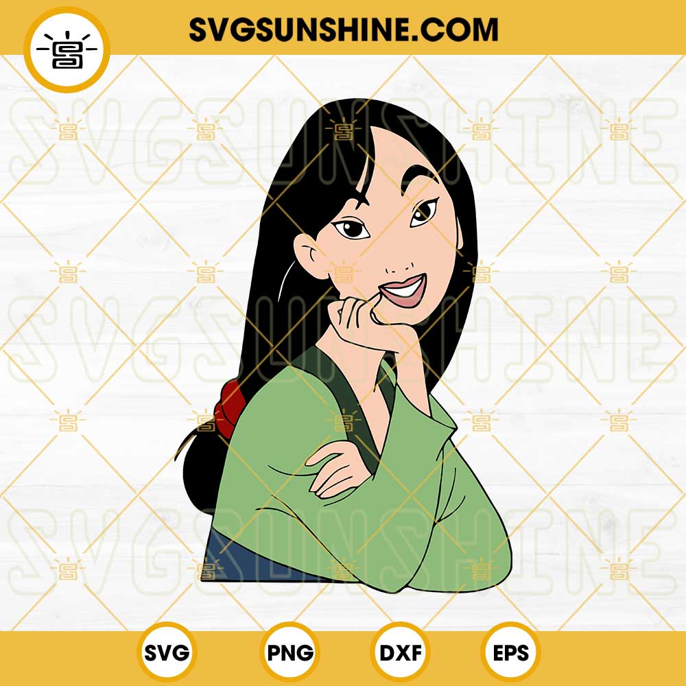 Mulan SVG, Disney Princess SVG, Mulan SVG PNG DXF EPS Cricut Silhouette