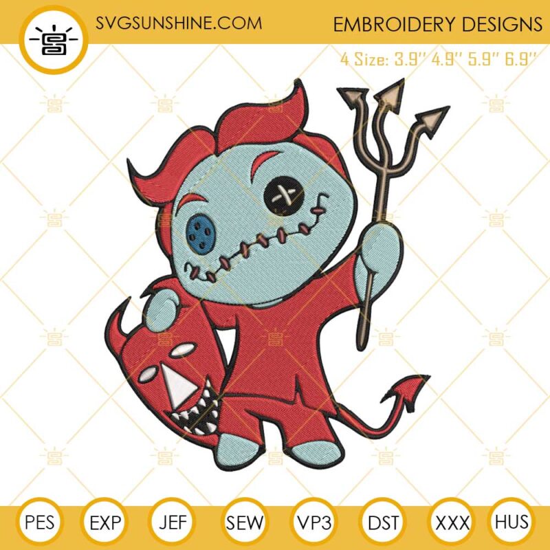 Scrump Lock Nightmare Before Christmas Embroidery Designs, Lock Shock Barrel Embroidery Design